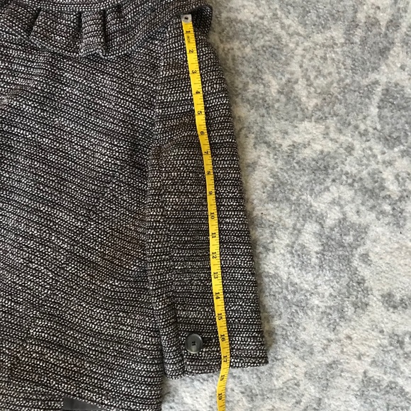 Ann Taylor Cropped Wool Tweed Brown Jacket Size 2P - Picture 9 of 11